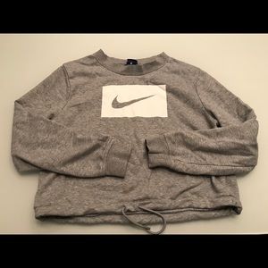 Nike cropped sweatshirt, size M